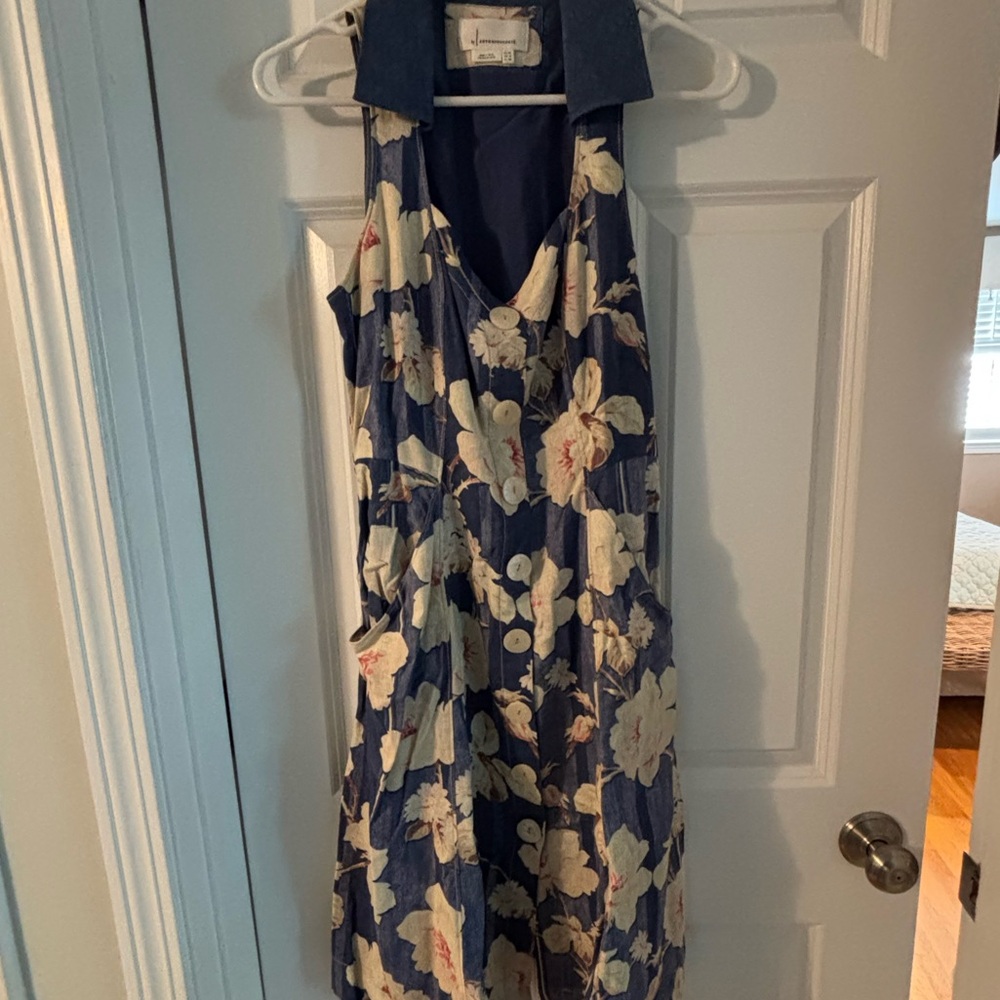 Anthropologie Floral Collared Dress